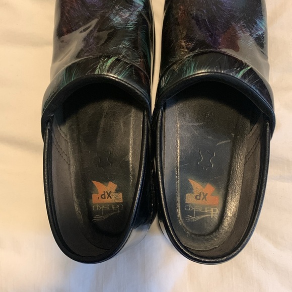 DANSKO PROFESSIONAL CLOGS SIZE:39 COLOR:BLACK, purple, GREEN GOOD CONDITION - Picture 10 of 12